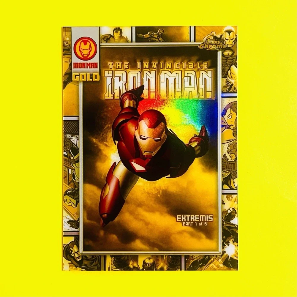 2025‎ Topps Chrome Marvel The Invincible Iron Man #1 IM-7 Gold Insert